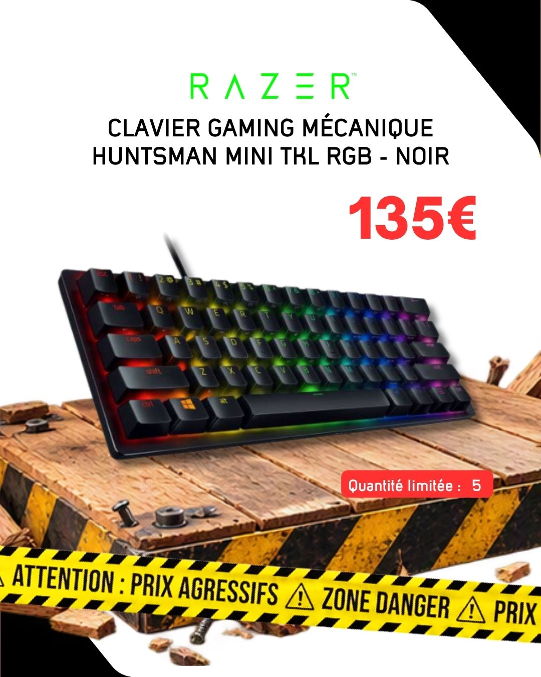 Clavier Gaming Meca Huntsman