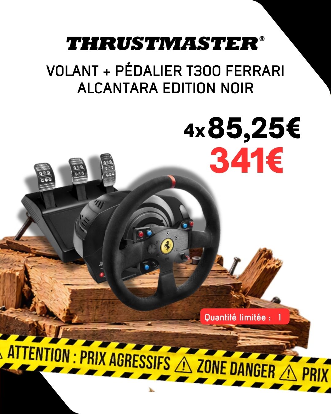 Volant pédalier T300